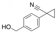 1-[4-(hydroxymethyl)phenyl]cyclopropane-1-carbonitrile