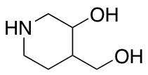 4-(hydroxymethyl)piperidin-3-ol
