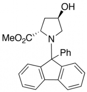 (4R, 2S)-4-Hydroxy-1-(9-phenyl-9H-fluoren-9-yl)-proline Methyl Ester