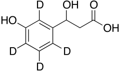 &beta;-(m-Hydroxyphenyl)hydracrylic Acid-D4