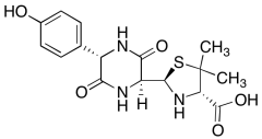 (2R,4S)-2-[(2S,5S)-5-(4-Hydroxyphenyl)-3,6-dioxo-2-piperazinyl]-5,5-dimethyl-4-thiazolidin