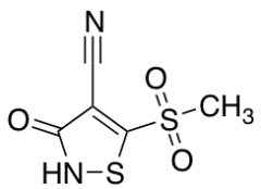 3-hydroxy-5-methanesulfonyl-1,2-thiazole-4-carbonitrile
