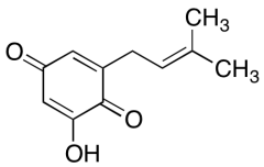 2-Hydroxy-6-(3-methylbut-2-en-1-yl)cyclohexa-2,5-diene-1,4-dione