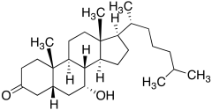 7&alpha;-Hydroxy-5&beta;-cholestan-3-one