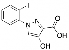 4-Hydroxy-1-(2-iodophenyl)-1H-pyrazole-3-carboxylic Acid