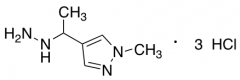 4-(1-hydrazinylethyl)-1-methyl-1H-pyrazole trihydrochloride