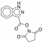 1-[(1H-indazol-3-ylcarbonyl)oxy]pyrrolidine-2,5-dione