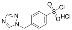 4-(1H-1,2,4-triazol-1-ylmethyl)benzene-1-sulfonyl chloride hydrochloride