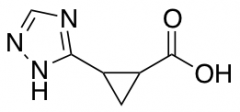 2-(1H-1,2,4-triazol-3-yl)cyclopropane-1-carboxylic acid