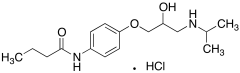 N-​(4-​(2-​Hydroxy-​3-​(isopropylamino)​propoxy)​phenyl)​butyramide Hydroch