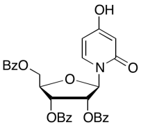 4-Hydroxy-1-(2,3,5-tri-O-benzoyl-&beta;-D-ribofuranosyl)-2(1H)-pyridinone
