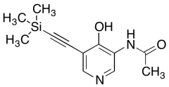 N-(4-Hydroxy-5-((trimethylsilyl)ethynyl)-pyridin-3-yl)acetamide