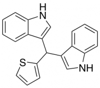 3-[1H-Indol-3-yl(thiophen-2-yl)methyl]-1H-indole