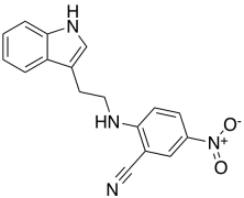 2-{[2-(1H-Indol-3-yl)ethyl]amino}-5-nitrobenzonitrile