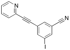 3-Iodo-5-[2-(2-pyridinyl)ethynyl]-benzonitrile