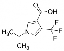 1-Isopropyl-4-(trifluoromethyl)-1H-pyrrole-3-carboxylic Acid