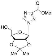1-[2,3-O-Isopropylidene-&beta;-D-ribofuranosyl]-1,2,4-triazole-3-carboxylic Acid Methy