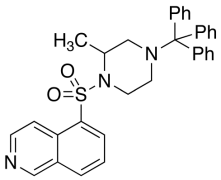 1-(5-Isoquinolinesulfonyl)-2-methyl-4-trityl-piperazine
