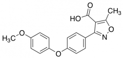 3-(4-(4-Methoxyphenoxy)phenyl)-5-methylisoxazole-4-carboxylic Acid