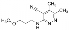 3-[(3-Methoxypropyl)amino]-5,6-dimethylpyridazine-4-carbonitrile