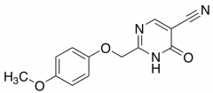 2-(4-Methoxyphenoxymethyl)-6-oxo-1,6-dihydropyrimidine-5-carbonitrile