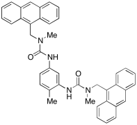 1,1'-(2-Methyl-1,3-phenylene)bis(3-(anthracen-9-ylmethyl)-3-methylurea)
