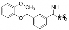 3-[(2-methoxyphenoxy)methyl]benzene-1-carboximidamide hydrochloride