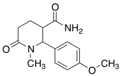 2-(4-methoxyphenyl)-1-methyl-6-oxopiperidine-3-carboxamide