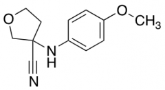 3-[(4-Methoxyphenyl)amino]oxolane-3-carbonitrile