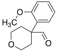 4-(2-methoxyphenyl)tetrahydro-2H-pyran-4-carboxaldehyde