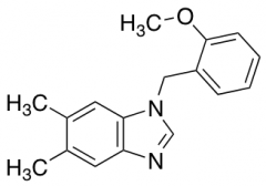 1-[(2-Methoxyphenyl)methyl]-5,6-dimethyl-1H-1,3-benzodiazole