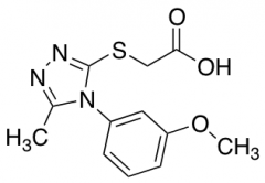 2-{[4-(3-Methoxyphenyl)-5-methyl-4H-1,2,4-triazol-3-yl]sulfanyl}acetic Acid