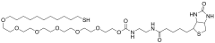 N-[23-(9-Mercaptononyl)-3,6,9,12,15,18,21-Heptaoxatricosanyl]-N&rsquo;-(biotinyl)ethyl
