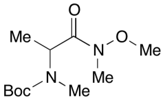 (1-(Methoxy(methyl)amino)-1-oxopropan-2-yl)(methyl)carbamic Acid tert-Butyl Ester