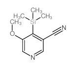 5-Methoxy-4-(trimethylsilyl)nicotinonitrile