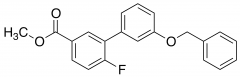 Methyl 3-[3-(benzyloxy)phenyl]-4-fluorobenzoate