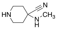 4-(methylamino)piperidine-4-carbonitrile