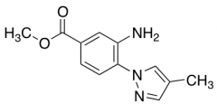 methyl 3-amino-4-(4-methyl-1H-pyrazol-1-yl)benzoate