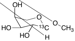 Methyl &alpha;-L-Arabinopyranoside-13C