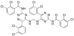 N,N'-(5,5'-(Methylenebis(azanediyl))bis(6-(2,3-dichlorophenyl)-1,2,4-triazine-5,3-diyl))bi