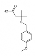3-(4-Methoxy-benzylsulfanyl)-3-methyl-butyric Acid