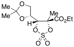2-C-Methyl-4,5-O-(1-methylethylidene)-D-arabinonic Acid&nbsp;Ethyl Ester Cyclic Sulfat