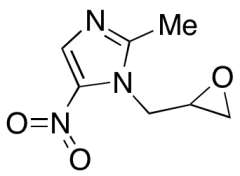 2-Methyl-5-nitro-1-(2-oxiranylmethyl)-1H-imidazole
