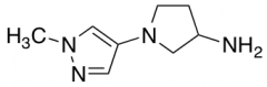1-(1-Methyl-1H-pyrazol-4-yl)pyrrolidin-3-amine