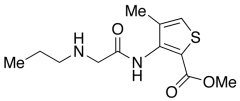 Methyl 4-Methyl-3-[2-(propylamino)acetamido)thiophene-2-carboxylate