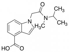 1-{[Ethyl(propan-2-yl)carbamoyl]methyl}-1H-indole-4-carboxylic Acid