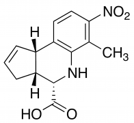 (3aR,4S,9bS)-6-Methyl-7-nitro-3a,4,5,9b-tetrahydro-3h-cyclopenta[c]quinoline-4-carboxylic 