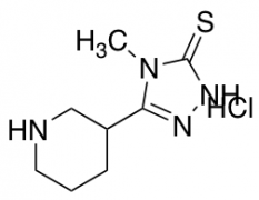 4-methyl-5-(piperidin-3-yl)-4H-1,2,4-triazole-3-thiol hydrochloride