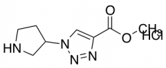 methyl 1-(pyrrolidin-3-yl)-1H-1,2,3-triazole-4-carboxylate hydrochloride