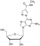 6-(N-Methyl-1H-pyrazole-4-carboxamide)-9-&beta;-D-ribofuranosyl-9H-purine